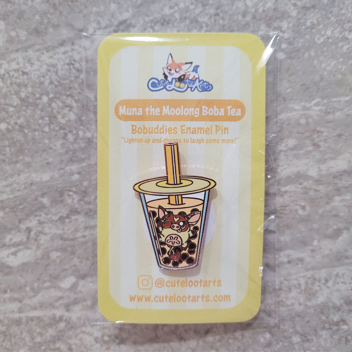 Cute Boba Milk Tea | Bubble Tea Hard Enamel Pin