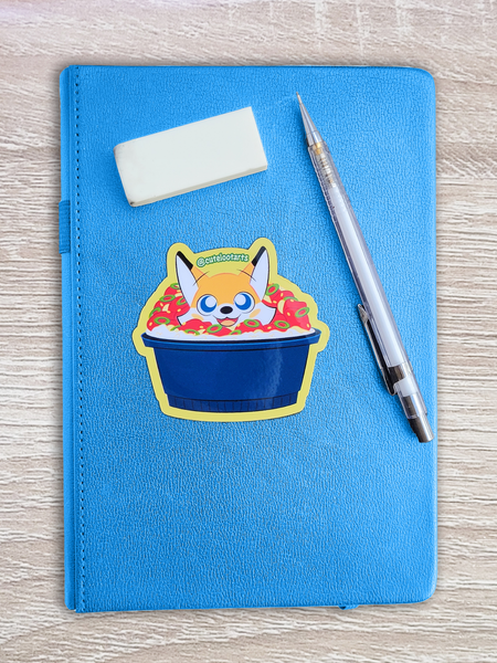 Cute Loot Poke Bowl Sticker